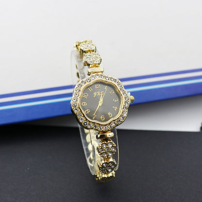 Special Interest Light Luxury Temperament And Fully-jewelled Square Fashion Watch