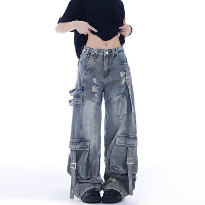 Casual Denim Overalls For Men And Women