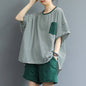 Korean Style Loose Plus Size Shorts Casual Suit Summer Women
