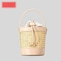 New Hand-woven Rattan Bucket Bag For Women