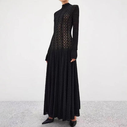 Big Hem Umbrella Skirt Long Dress Women