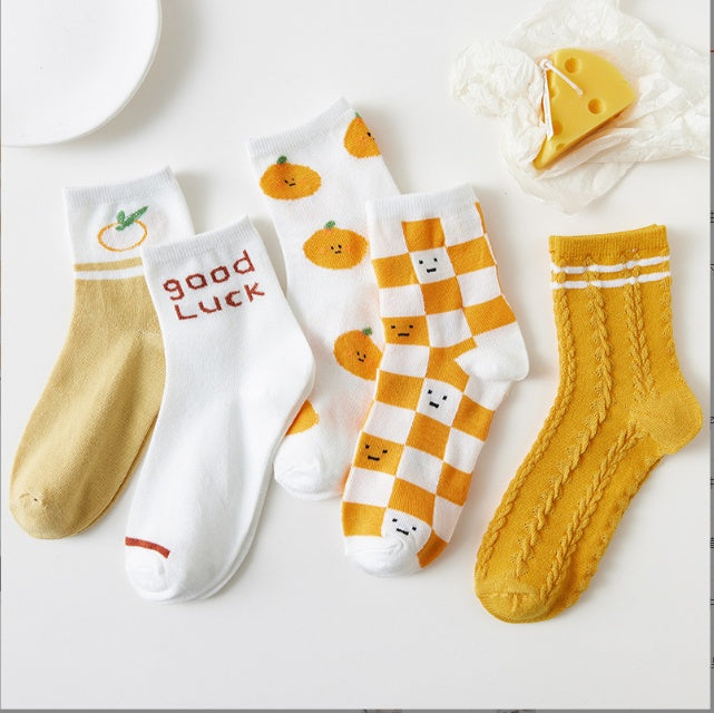 Fashionable And Warm Women Socks Fall In Tube