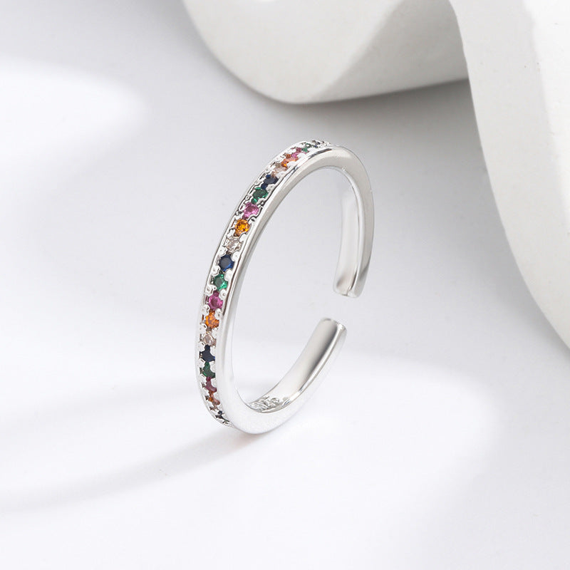 Affordable Luxury Versatile Rainbow Howlite Ring
