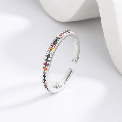 Affordable Luxury Versatile Rainbow Howlite Ring