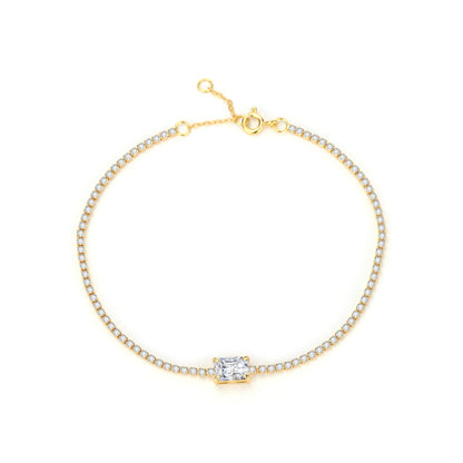 Diamond encrusted Bracelet Made Of S925 Sterling Silver  Fully Set With Zirconia