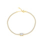 Diamond encrusted Bracelet Made Of S925 Sterling Silver  Fully Set With Zirconia