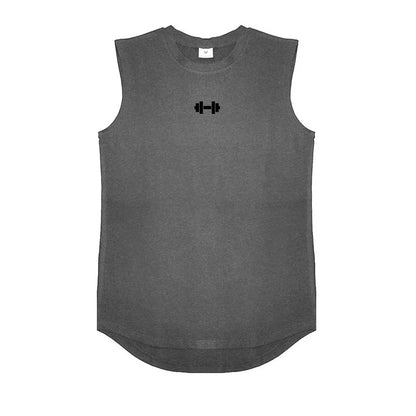 Men's Slim-fit Sleeveless Fitness Breathable Vest T-shirt