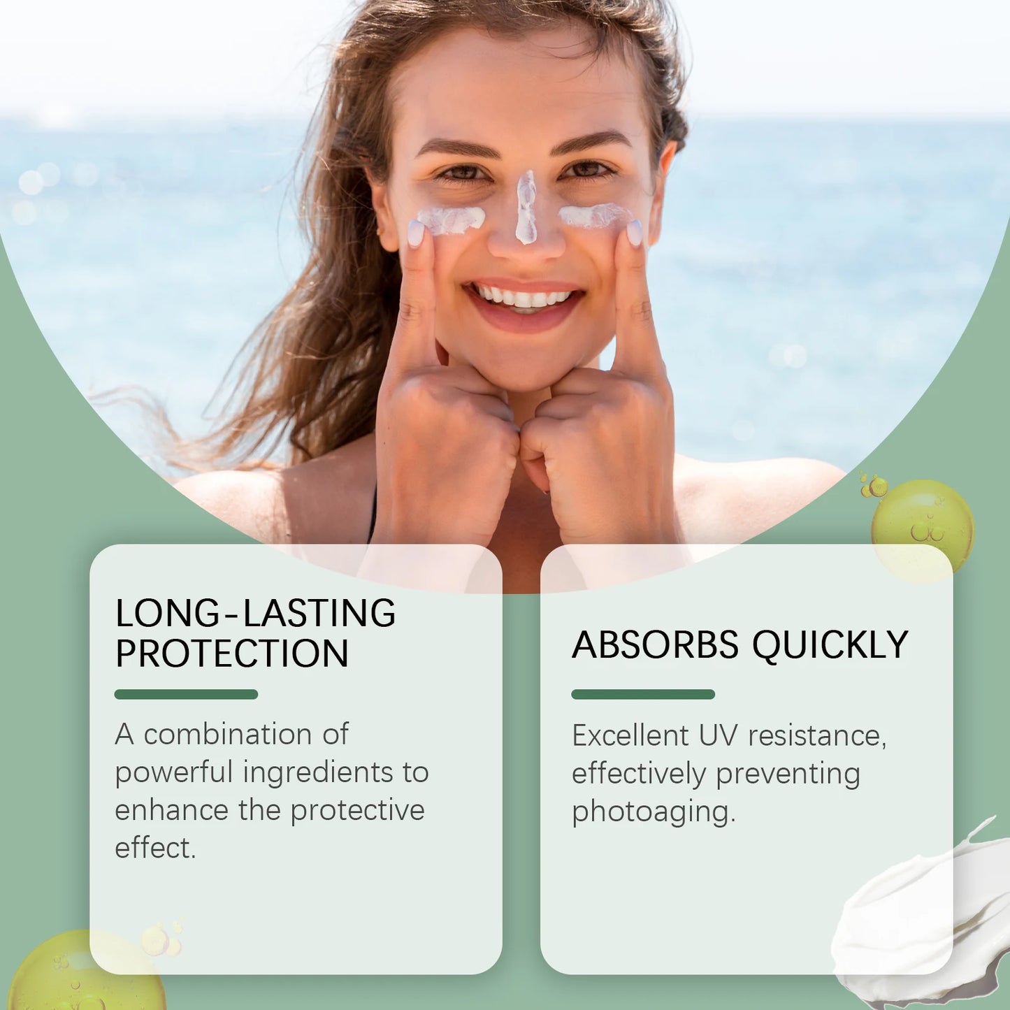 Sunscreen Spf 50 Anti UV Anti-Aging Shrinking Pores Refresh Oil Control Sweat Proof Water Moisturizing Sun Cream for Face Body