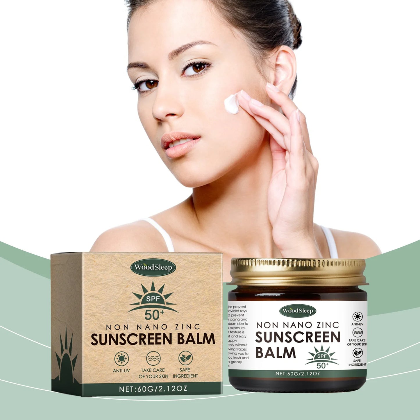 Sunscreen Spf 50 Anti UV Anti-Aging Shrinking Pores Refresh Oil Control Sweat Proof Water Moisturizing Sun Cream for Face Body