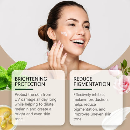 Ouhoe 50g Spf50 Sunblock Cream Whitening Skin Summer Outdoor Sun Block Reduce Redness Anti Uv Moisturizer Oil Control Sunscreen