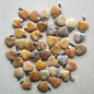 Wholesale 50pcs/lot Assorted heart natural stone charms fashion pendants 20mm for jewelry making Good Quality