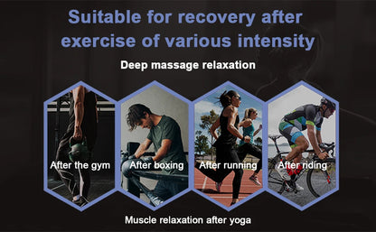 Foam Shaft Vibration Massage Roller – 5 Speeds Deep Tissue Muscle Relaxation