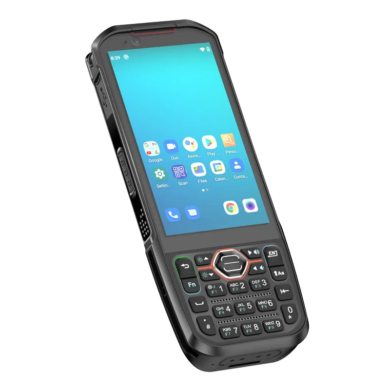 Best Sell Android Handheld Computer RFID/NFC Reader Rugged Keyboard 2D Barcode Scanner PDA for Logistics Storehouse Stock