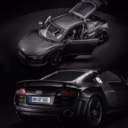 Maisto 1:18 Audi R8 Alloy Retro Car Model Classic Car Model Car Decoration Collection gift