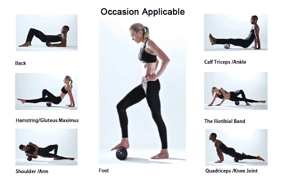Foam Shaft Vibration Massage Roller – 5 Speeds Deep Tissue Muscle Relaxation