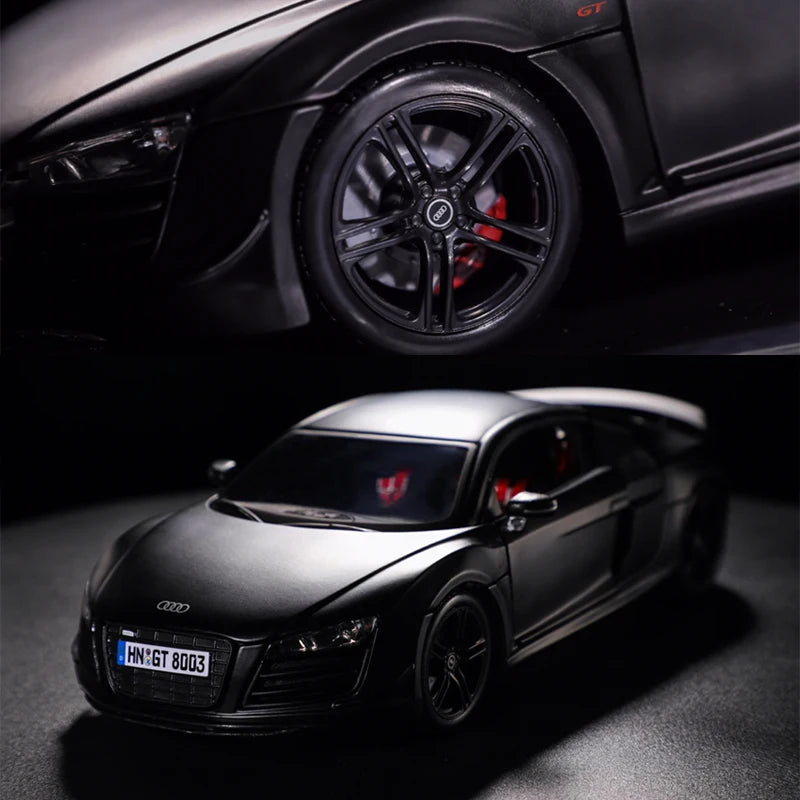 Maisto 1:18 Audi R8 Alloy Retro Car Model Classic Car Model Car Decoration Collection gift