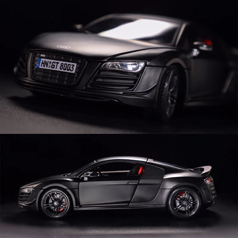 Maisto 1:18 Audi R8 Alloy Retro Car Model Classic Car Model Car Decoration Collection gift