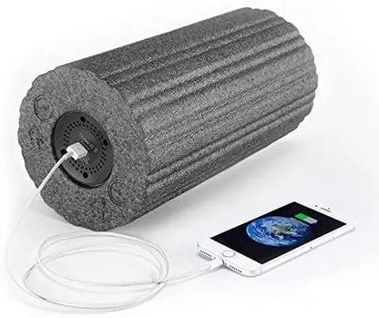 Foam Shaft Vibration Massage Roller – 5 Speeds Deep Tissue Muscle Relaxation