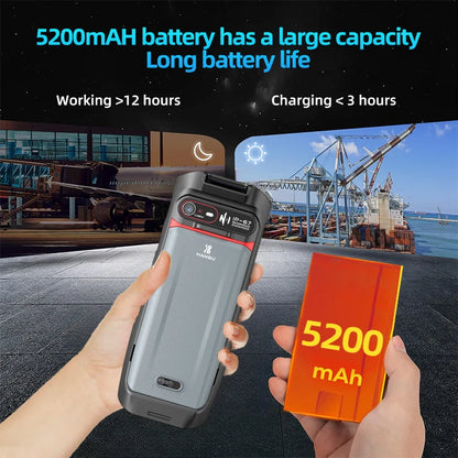 Best Sell Android Handheld Computer RFID/NFC Reader Rugged Keyboard 2D Barcode Scanner PDA for Logistics Storehouse Stock