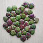 Wholesale 50pcs/lot Assorted heart natural stone charms fashion pendants 20mm for jewelry making Good Quality