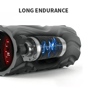 Foam Shaft Vibration Massage Roller – 5 Speeds Deep Tissue Muscle Relaxation