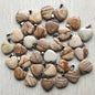 Wholesale 50pcs/lot Assorted heart natural stone charms fashion pendants 20mm for jewelry making Good Quality