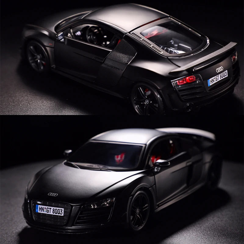 Maisto 1:18 Audi R8 Alloy Retro Car Model Classic Car Model Car Decoration Collection gift