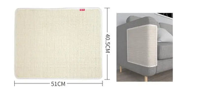 gatos Kitten Scratch Board Pad Sisal Toy Sofa Furniture Protector Cat Claw Care Product Scratcher Paw Pad with Invisible Nail