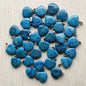 Wholesale 50pcs/lot Assorted heart natural stone charms fashion pendants 20mm for jewelry making Good Quality