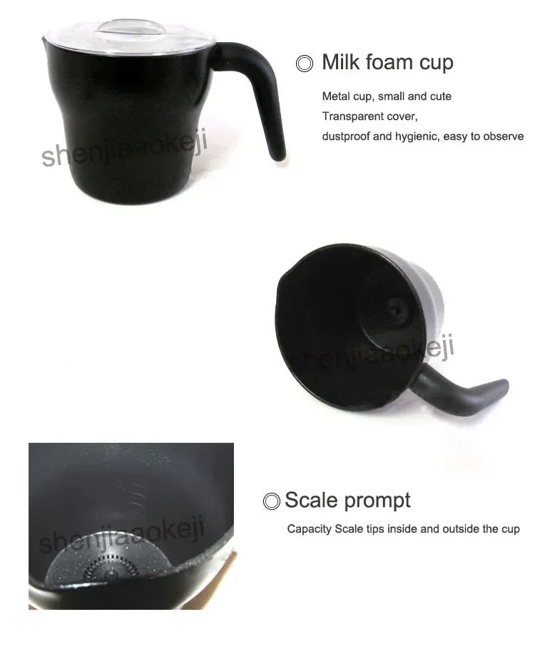 Home Electric Milk Frother Machine Electric Mixer Tea/coffee /milk Steamer Foamer Beater Hot Cold Foaming Machine 220v 550w