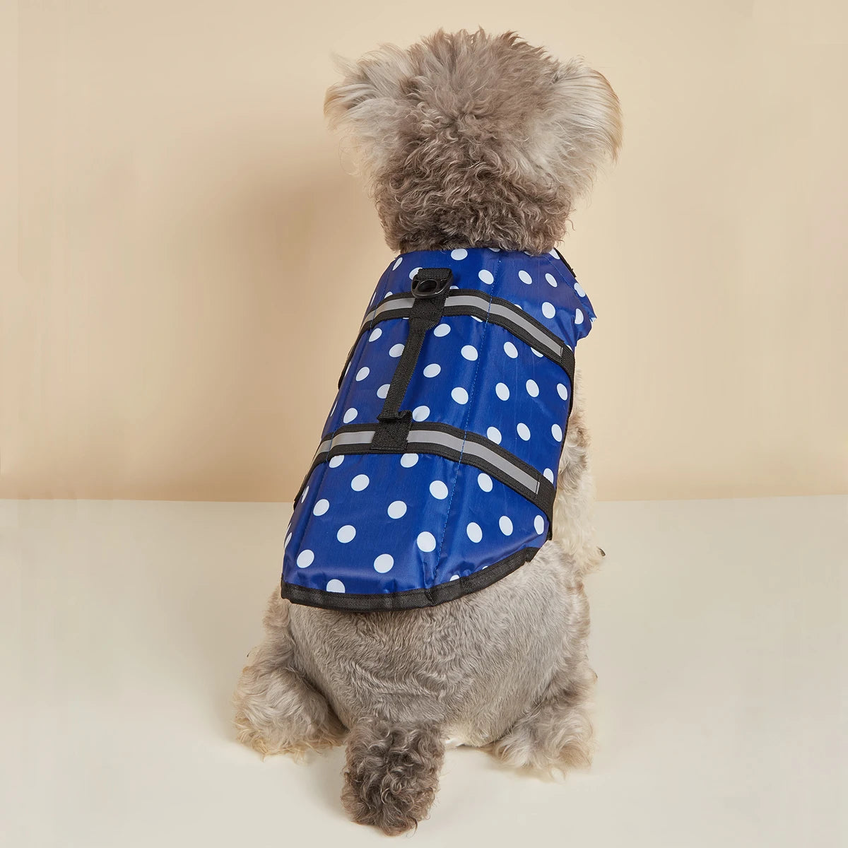 Dog Life Jacket Reflective Adjustable Summer Large Dogs Swimwear Safety Vest Surfing Sailboat Enhanced Buoyancy Pet Life Jacket