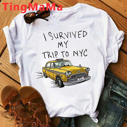 Tom Holland Same Style I Survived My Trip To NYC T Shirt Unisex The Physics Is Theoretical But The Fun Is Real Graphic Tees