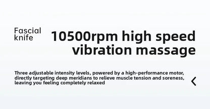 2026 New Electric Fascia Gun Deep Tissue Percussion Massager Guasha for Muscle Pain Relief Recovery Home Gym Travel Use