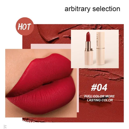 8 Colors Matte Lipstick Waterproof Velvet Nude Sexy Red Lip Gloss Long Lasting Nonstick Not Dry Lip Stain Makeup Matte Lipsticks