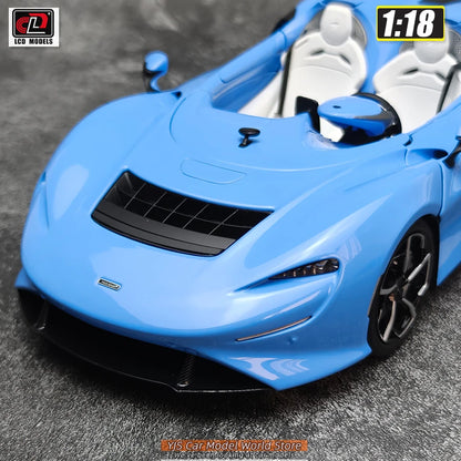 LCD Diecast car model 1:18 McLaren ELVA car model metal static display collection