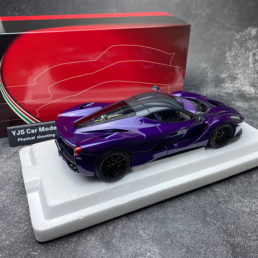 BBR MODELS 1/18 LaFerr sports car red metal static display car model collection Diecast model