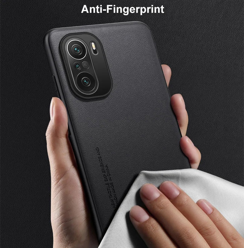 Luxury PU Leather Case For Xiaomi Mi 11i Poco F3 Matte Cover Silicone Full Protection Phone Case For Redmi K40 Pro Plus Coque