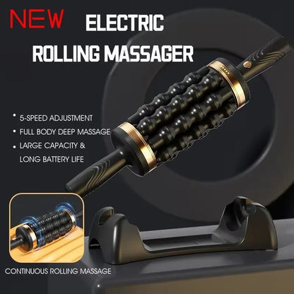 Hand Held Massager Relax Stress Massager for Muscle Rolling Percussive Massager Powered Muscle Roller Massager Whole Body Relax