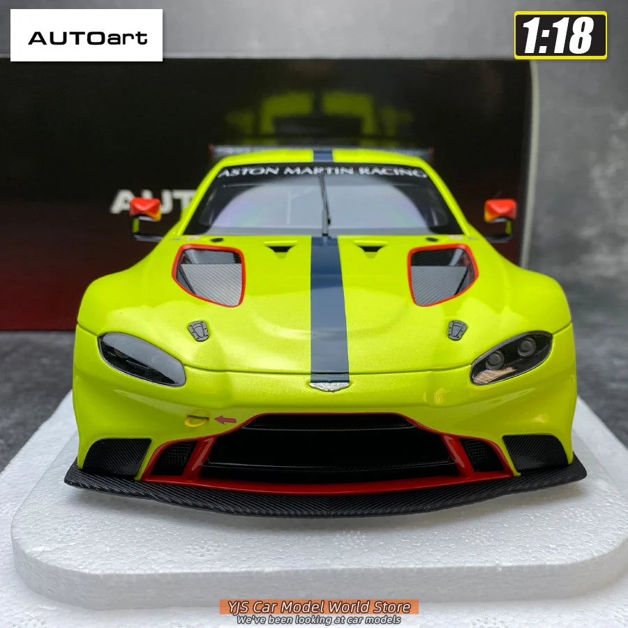 AUTOart 1/18 SCALE Aston Martin Vantage GTE Le Mans Pro 2018 Car model Static collection Furniture for display