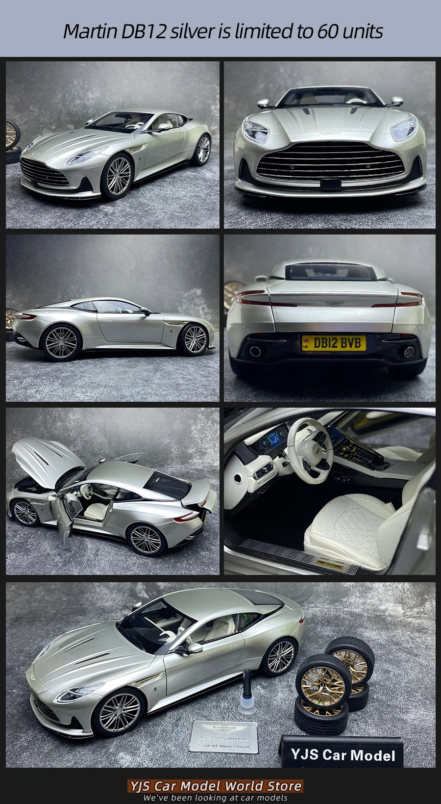 Xiao Guang 1/18 Aston Martin DB12 Car Model