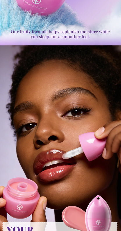 5-Color Lip Mask - Cherry & Strawberry Scented Jelly, Moisturizing Lip Care, Repair & Fade Lip Lines, For Lipitis Relief