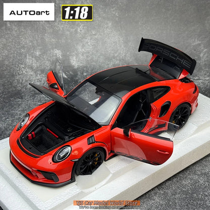 AUTOART 1/18 Porsche 911 (991.2) GT3 RS Weissach Package Car model  Send to a friend  Personal collection Static ornament