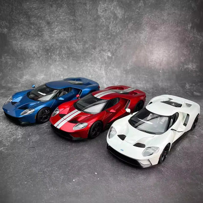 AUTOART 1:18 scale Ford GT ABS material Full Open car model Static Display Holiday gift collection Sports car model