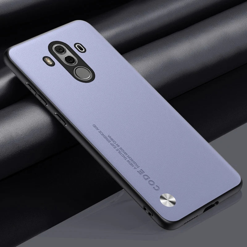 Luxury PU Leather Case For Huawei Mate 10 Pro 10Pro Back Cover Silicone Full Protection Phone Case For Huawei Mate 9 Mate9