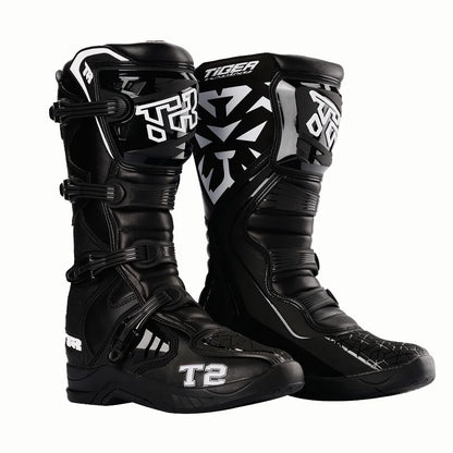 Professional Motorcycle Boots Men Motocross Off Road Racing Boots Wear Resistant Botas Moto Anti-slip Motorcyclist Shoes