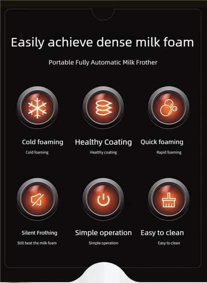New mini Convenient Electric Milk Frother Self Milk Pulling Frother Cappuccino Stirrer Latte Coffee Hot & Cold Froth Maker