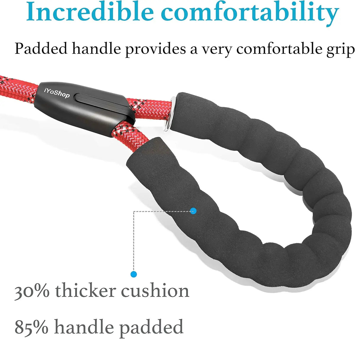 Double Dog Leash, Dual Dog Leash, 360 Swivel Tangle Free Bungee Walking Training Leash for Large Medium Dogs, Shock Absorbing Bu