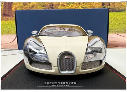 AUTOART 1:18 Bugatti  Veyron Sports car alloy car model plated interphase  Personal collection gift Compan