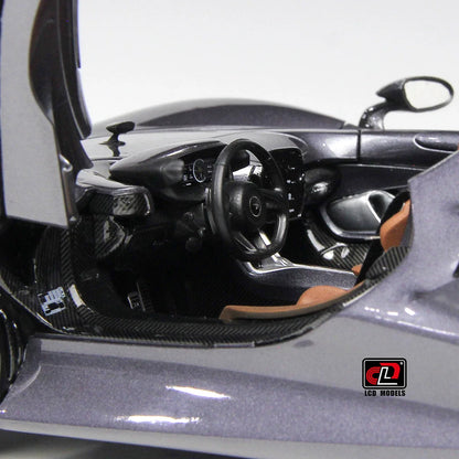 LCD Diecast car model 1:18 McLaren ELVA car model metal static display collection