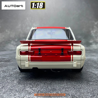 AUTOART Diecast car model 1/18 Nissan skyline GT-R 6#（RACING) 1971 Static display car models